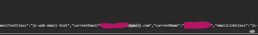 Email leak in emailItinerary config
