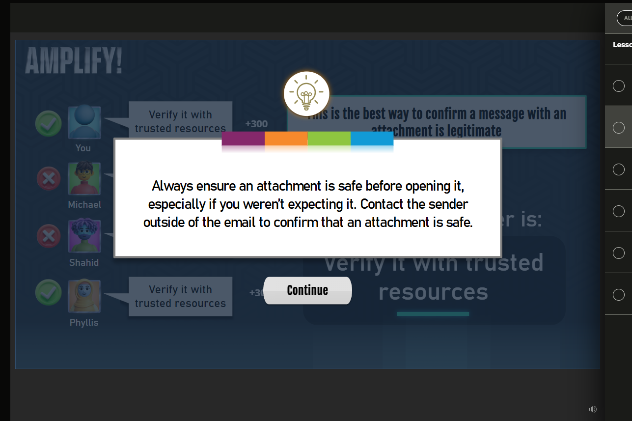 Amplify Cybersecurity Game