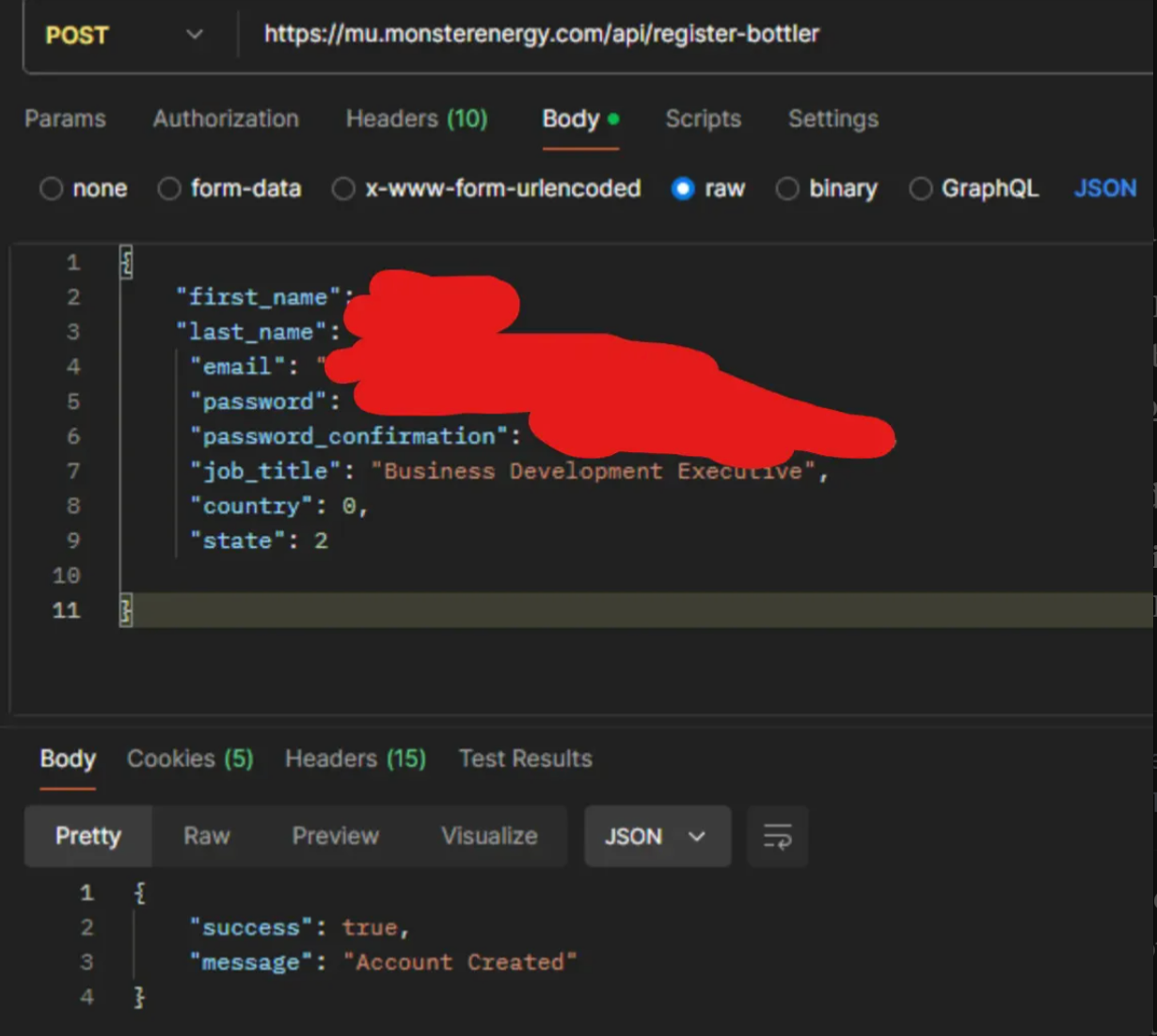 Monster University Registration API